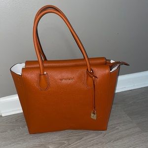 Michael Kors Large Mercer Red Orange Purse